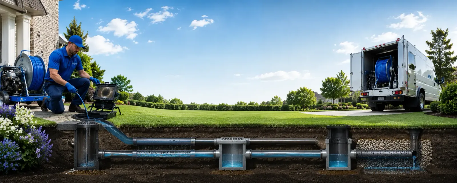 Outdoor drain cleaning information for Mabel, MN